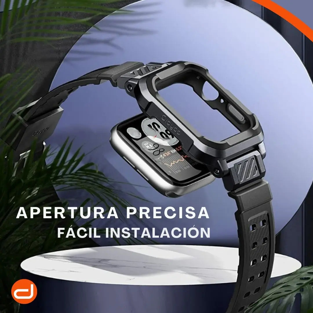 Case y Correa Clayco para Apple Watch 44mm