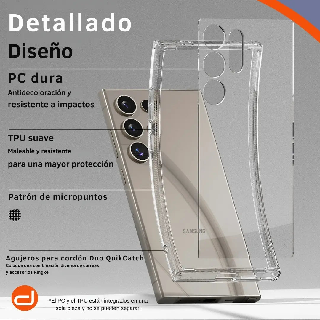 Case Ringke Fusion Clear Para Galaxy S24 Ultra