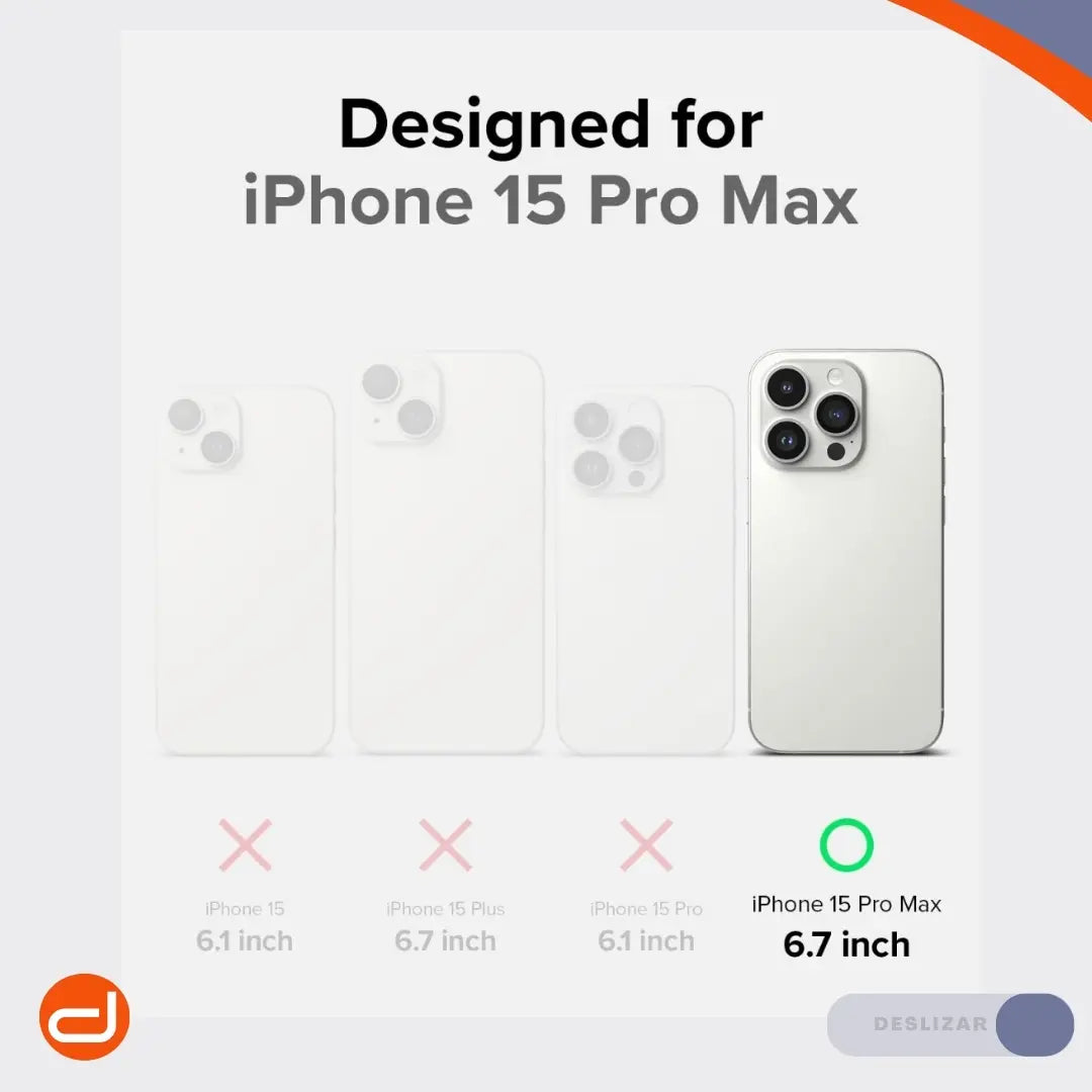 Case Ringke Onyx Magnetic Magsafe para iPhone 15 Pro Max 6.7 -