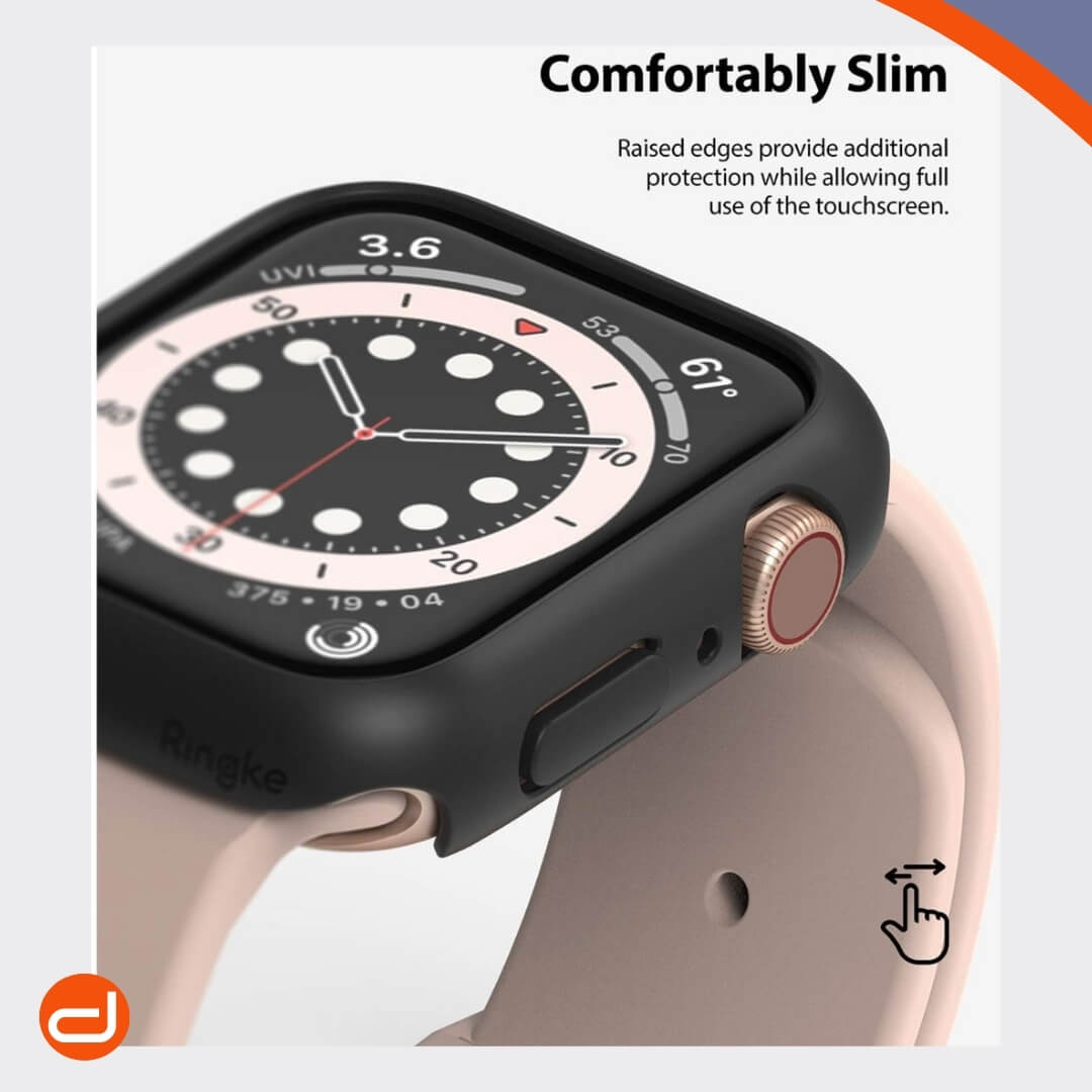 Case Ringke Slim 2-Pack para Apple Watch Series 4 / 5 / 6 / Se 1 / 2 de 44mm