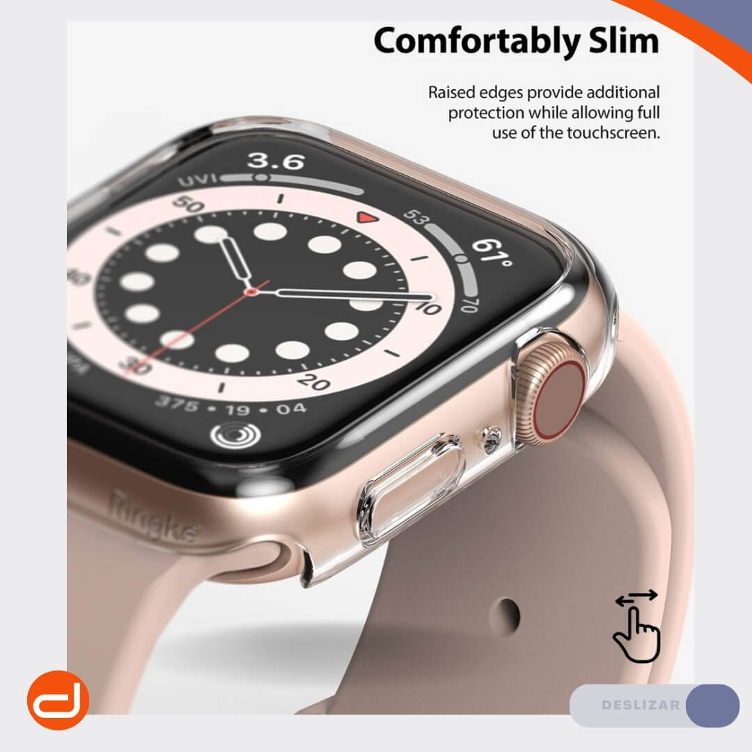 Case Ringke Slim 2-Pack para Apple Watch Series 4 / 5 / 6 / Se 1 / 2 de 44mm