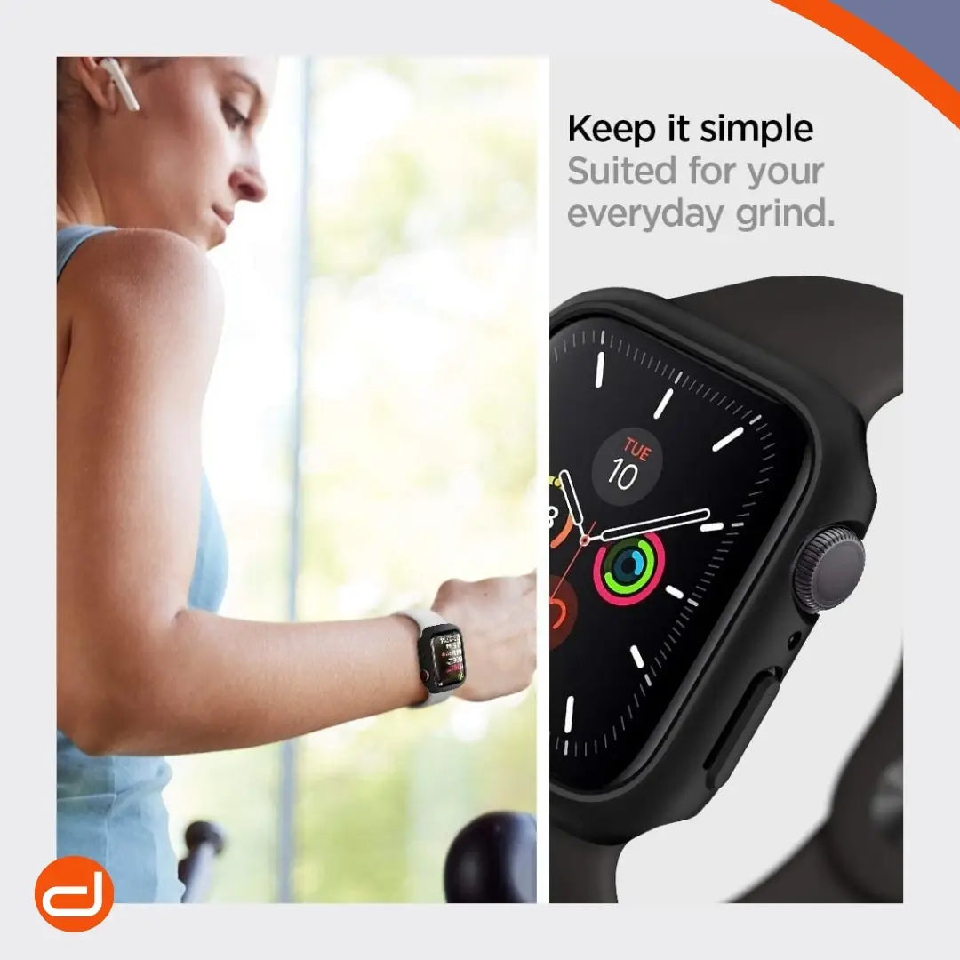 Case Spigen Thin Fit para Apple Watch 4 5 6 SE 1/2 44mm
