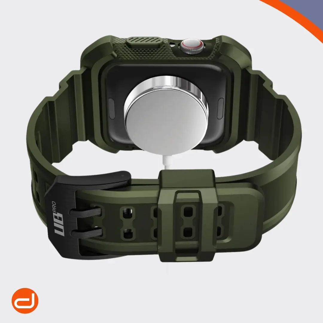 Case y Correa Supcase UB Pro para Apple Watch 4 5 6 SE 1/2 44mm - Verde