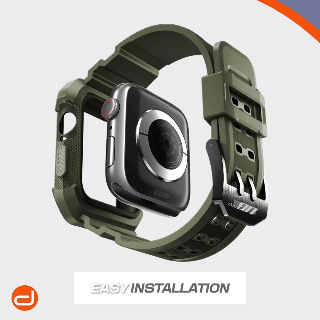 Case y Correa Supcase UB Pro para Apple Watch 4 5 6 SE 1/2 44mm - Verde