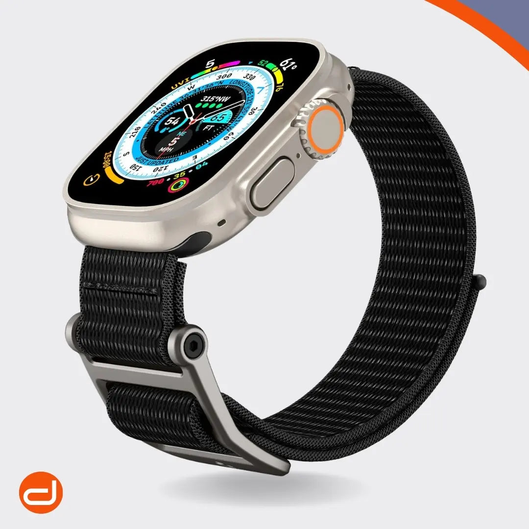Correa De Nylon Spigen Dura Pro para Apple Watch SE 1|2 44mm - Negro
