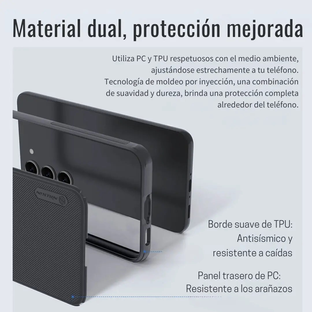 Funda Magnética Nillkin Frosted Shield Pro para Samsung Galaxy S23 - Negro