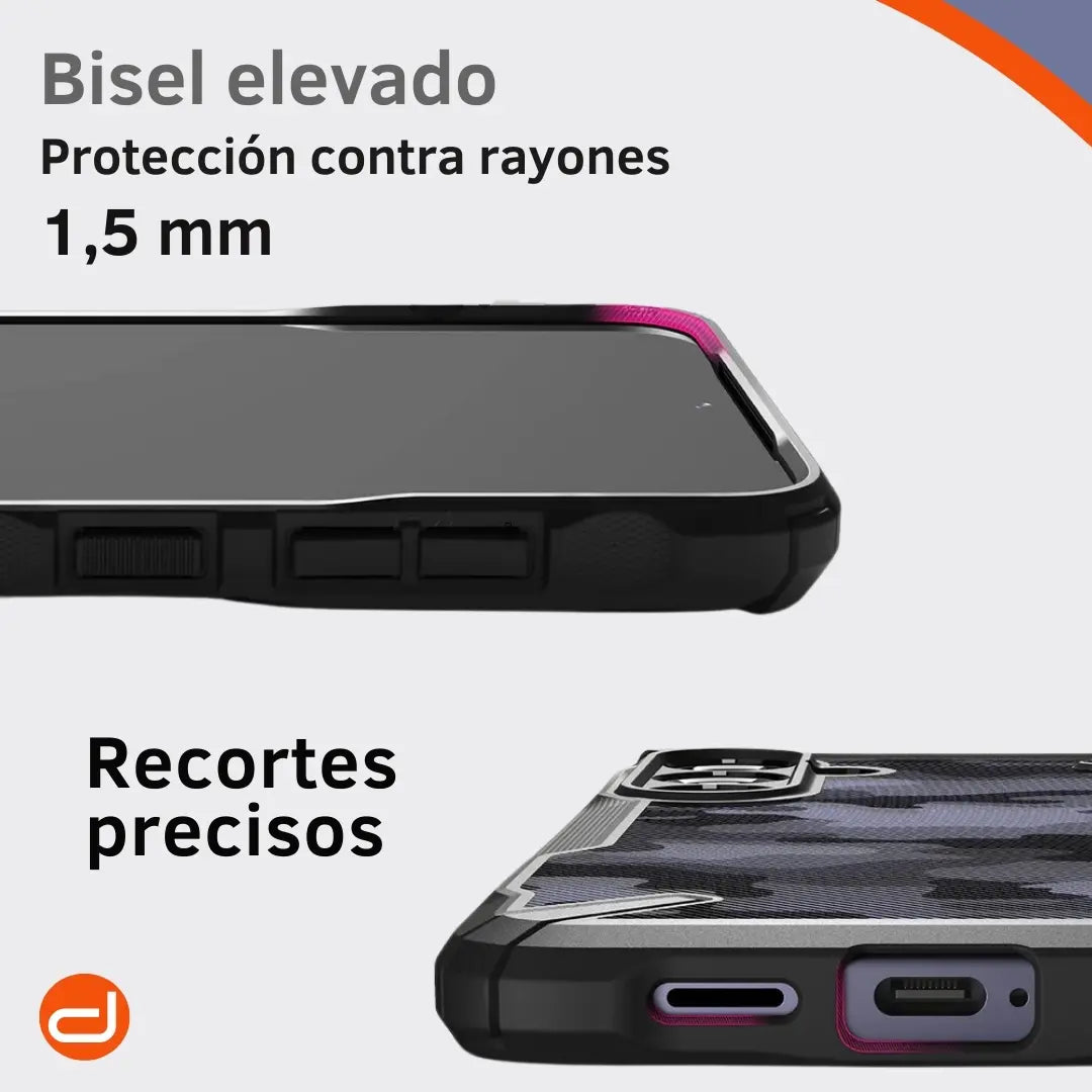 Case Ringke Fusion X Camo Black para Galaxy S24