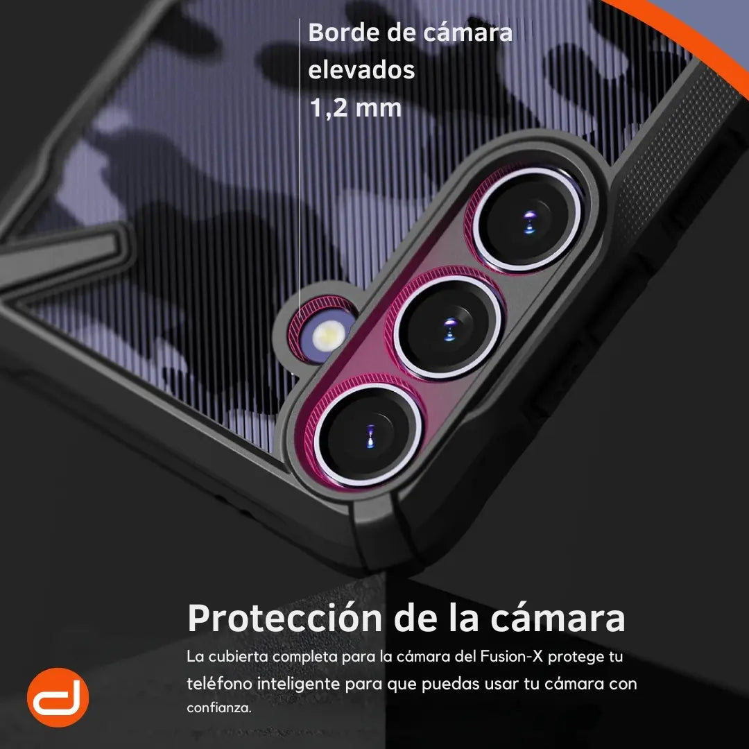 Case Ringke Fusion X Camo Black para Galaxy S24
