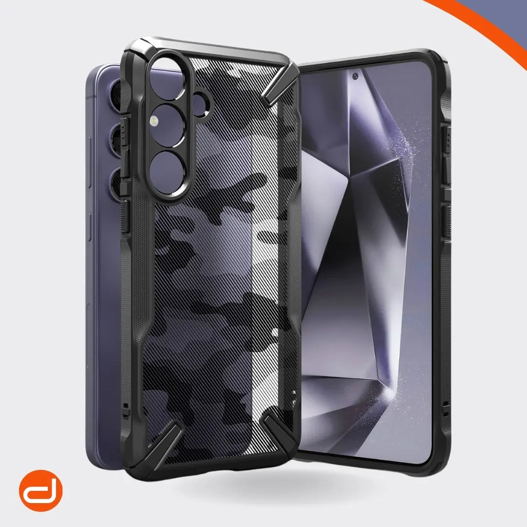Case Ringke Fusion X Camo Black para Galaxy S24