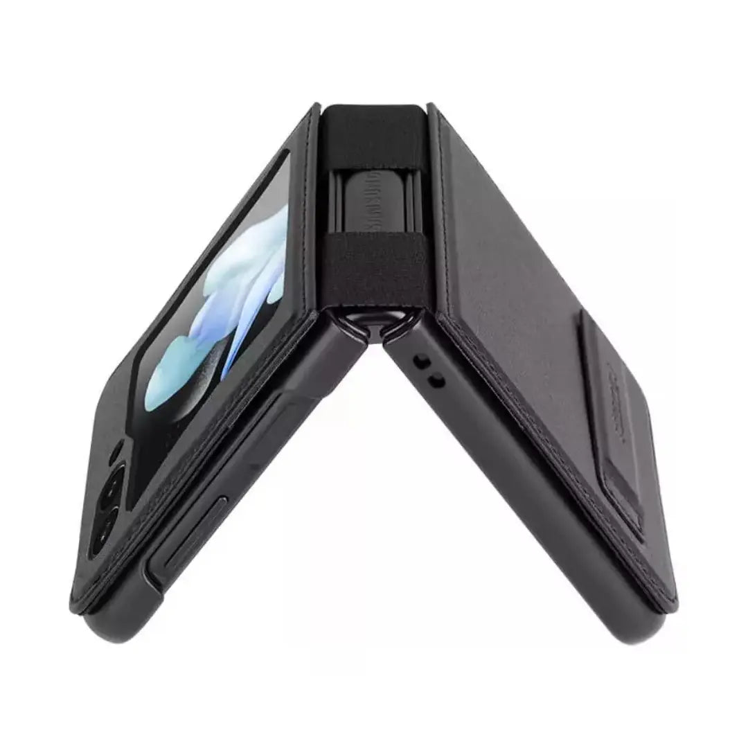 Funda de Cuero Vegano Nillkin Qin para Galaxy Z Flip 5