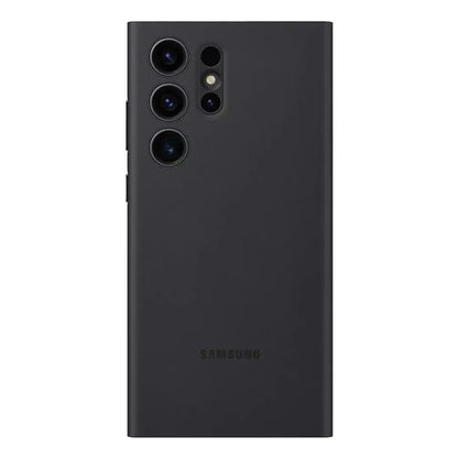 Case Flip Cover Samsung Smart View para Galaxy S23 Ultra Original en Negro.