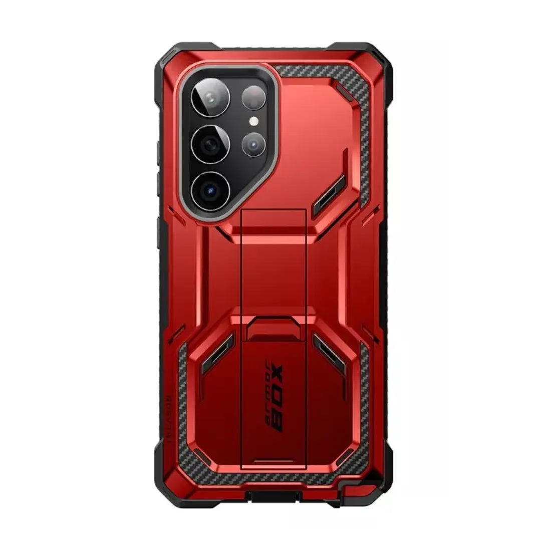 Case I-blason Para Galaxy S23 Ultra Protector 360° Rojo