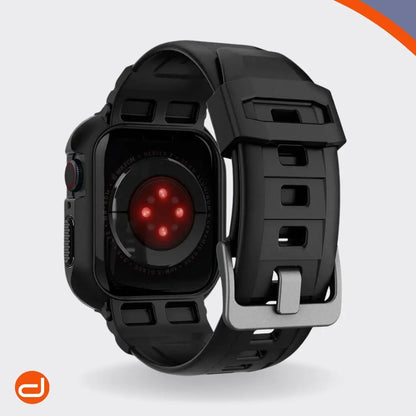 Case Spigen Rugged Armor Pro para Apple Watch 44mm y 45mm  - Negro Mate