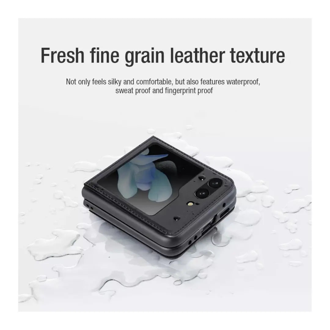 Funda de Cuero Vegano Nillkin Qin para Galaxy Z Flip 5