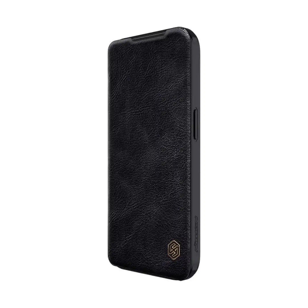 Nillkin Qin Pro Negro para iPhone 15 Pro Max 6.7 - Flip Cover con Tarjetero