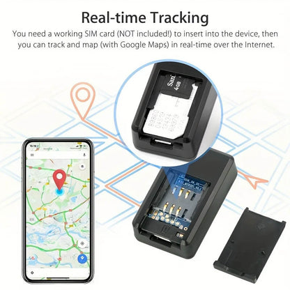 SafeTrack Mini – Rastreador GPS Espía  para Vehículos, Objetos y Mascotas